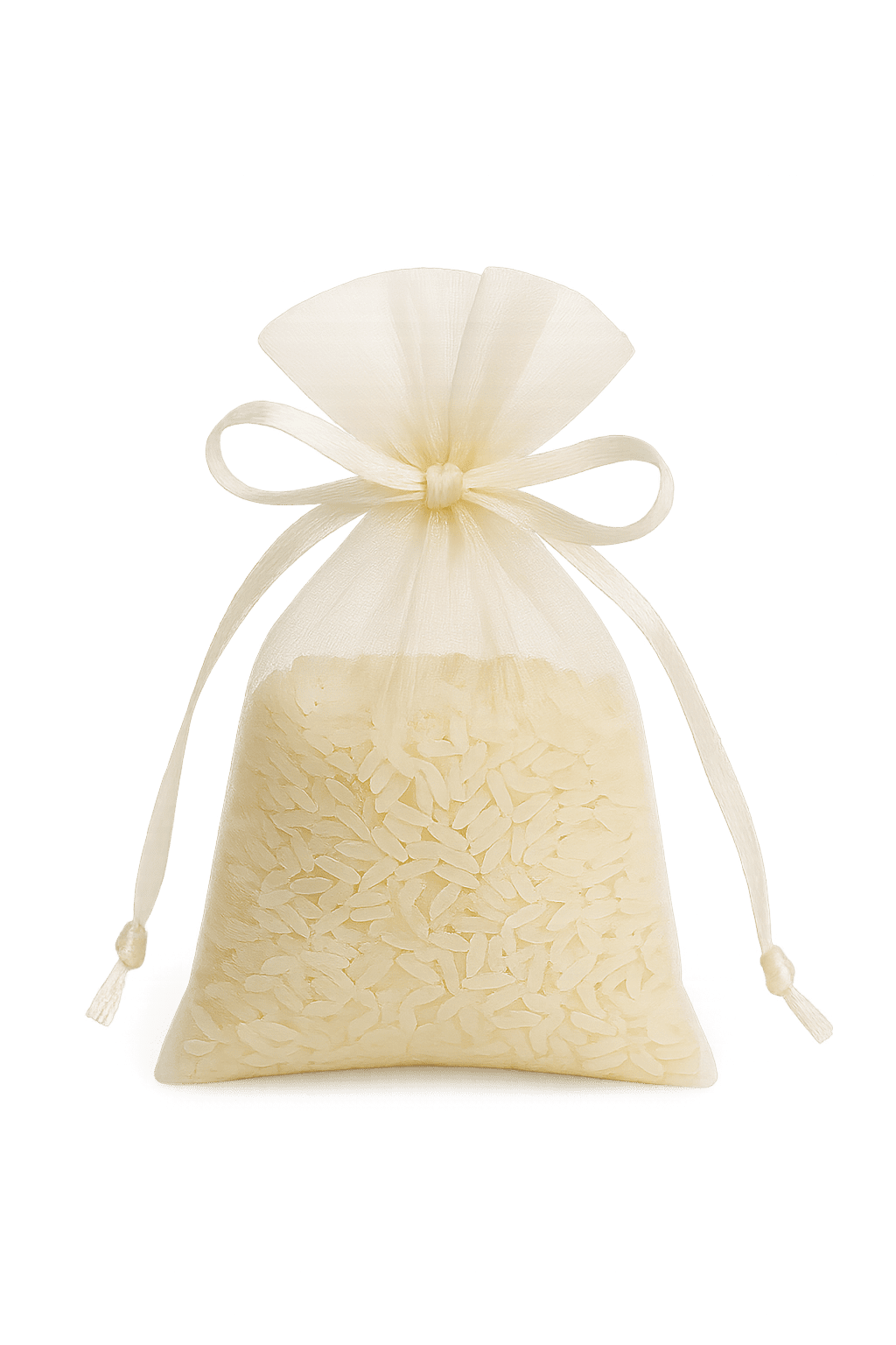 Hånd der holder pose med bryllupsris