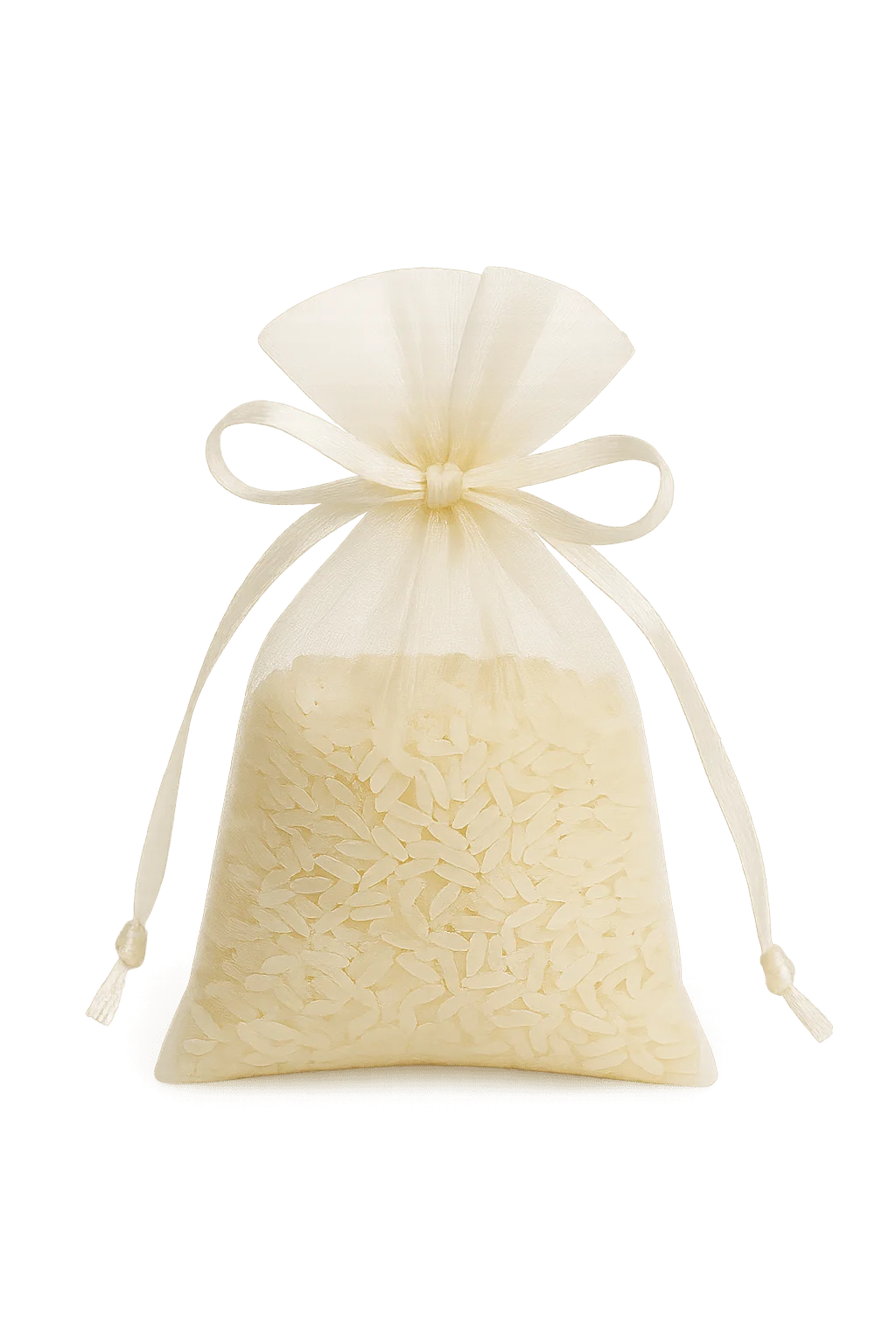 Hånd der holder pose med bryllupsris